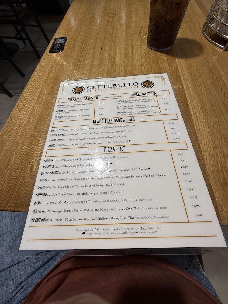 Settebello Pizzeria The Napoli