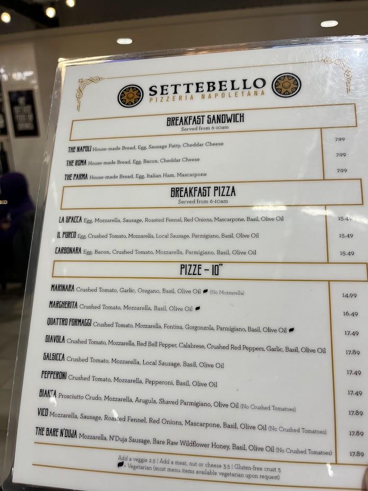 Settebello Pizzeria The Roma